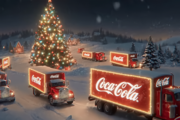 Реклама Coca-Cola созданная с помощью ИИ