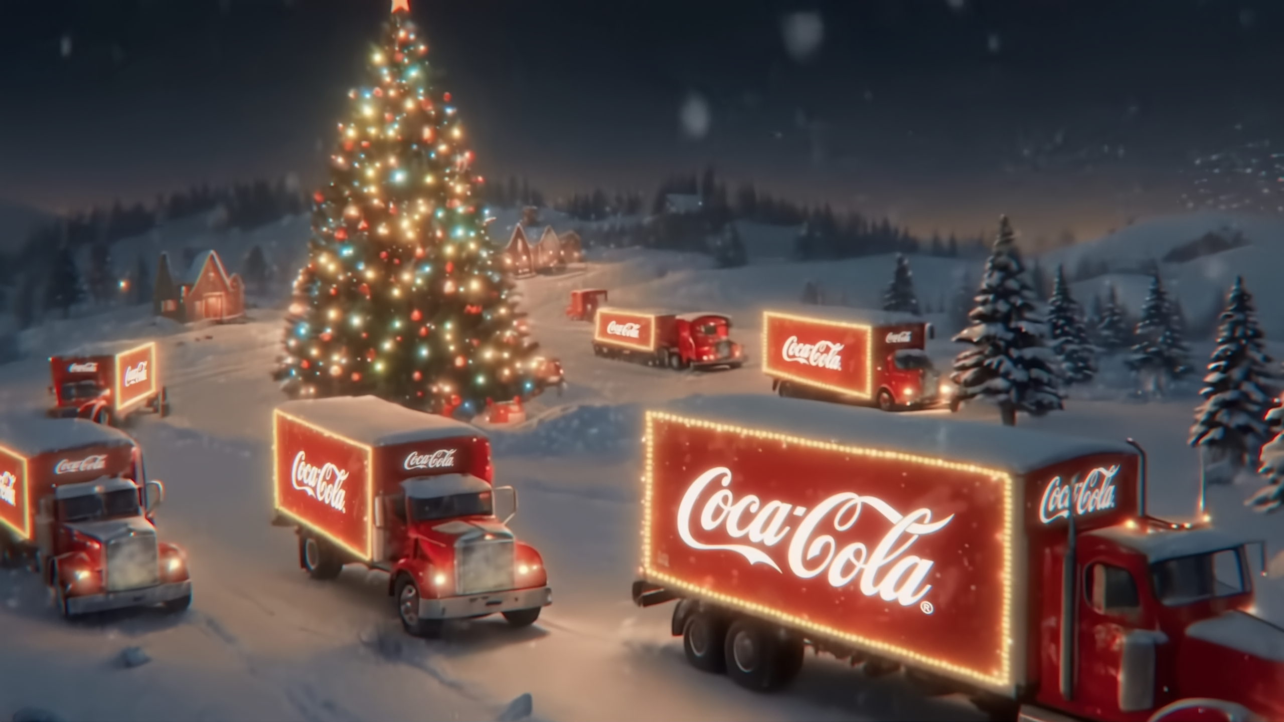 Реклама Coca-Cola созданная с помощью ИИ