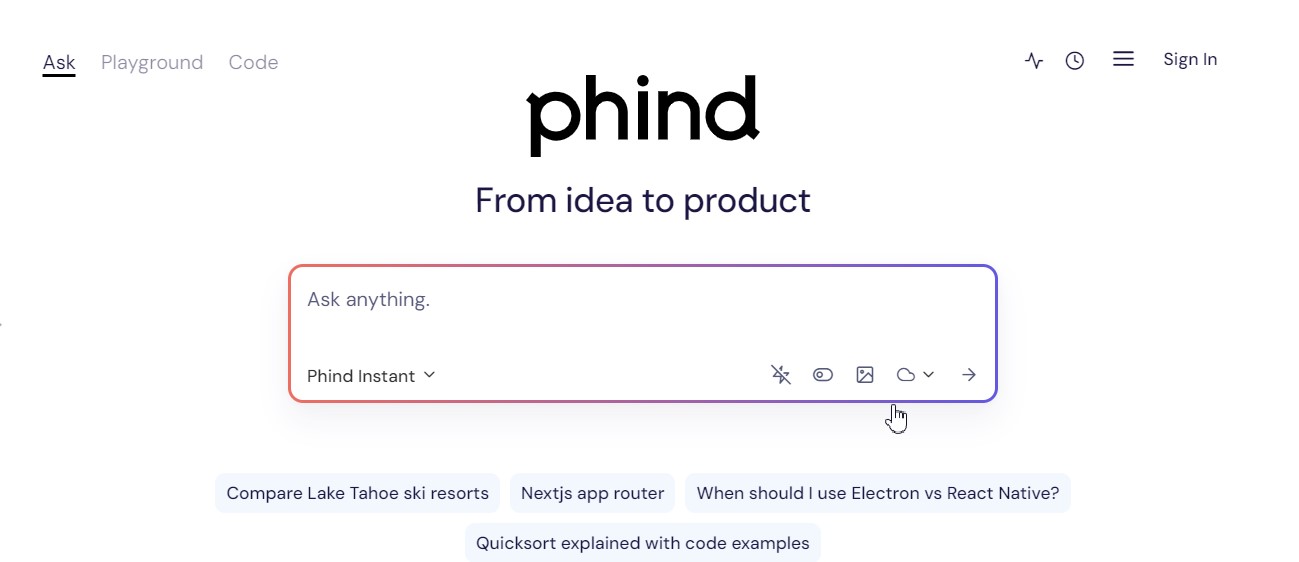 Phind AI