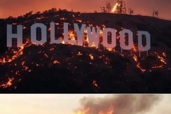 Фейковые надписи HOLLYWOOD