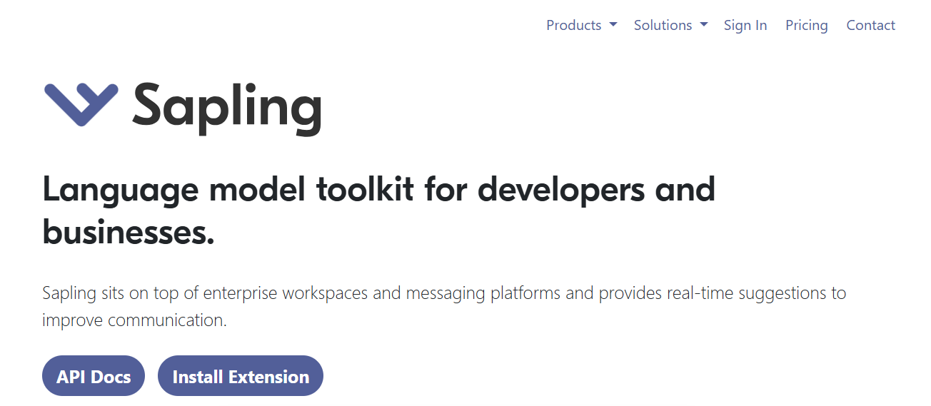 Sapling AI