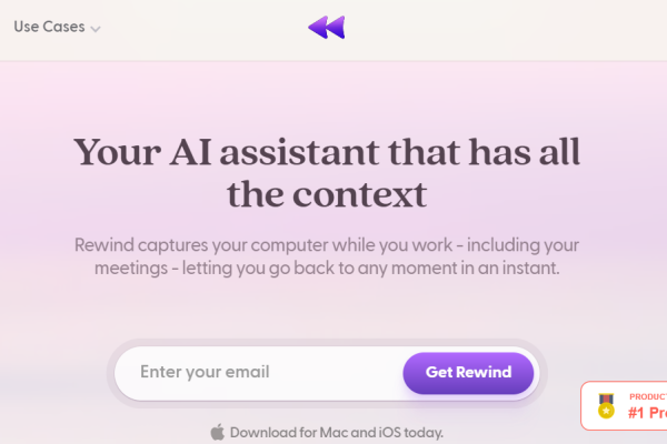Rewind AI — нейросетевой ассистент, который помнит все за вас Rewind AI