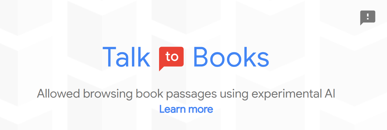 Talk to Books от Google: проект, который опередил свое время
